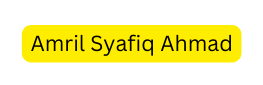 Amril Syafiq Ahmad